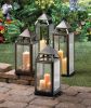 Large Bronze Contemporary Lantern