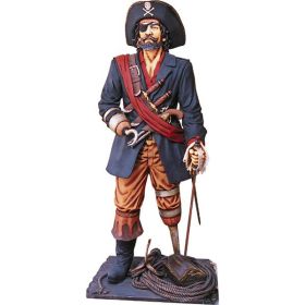 life-size Peg Leg Pirate