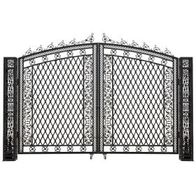 Bridgeton Moore Aluminum Tall Driveway Gates (KIT)