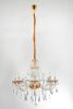 Fine Crystal and Gold Chandelier