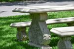 Classic Acanthus Garden Table and Bench set of 3 (KIT)