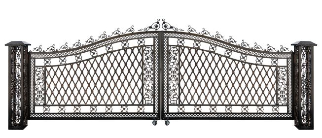 Bridgeton Moore Aluminum Wide Driveway Gate (KIT)