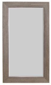 Beaded Mirror Silver