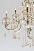 Hollywood Brush 9 light Silver Chandelier