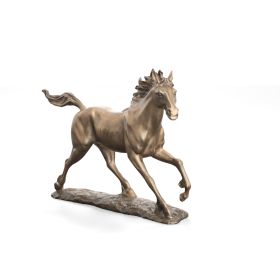 Bronzed Galloping Horse