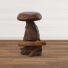 Old Growth Teak Root Counter Stool