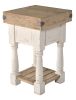 Farmhouse Island Chalk White Work Console Small