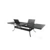 Elisabeth 132X48 Aluminum Rectangular Extension Table