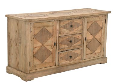 Inverness Farmhouse Diamond Sideboard Buffet