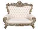 Platine Palatial Hand Carved Parlor Sofa