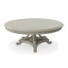 Mystique Gray Mahogany Anglia 72''Rd Dining Table