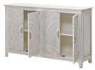 Carved Lace 4 Door Sideboard