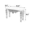 Platine Marble Top Console Table