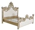 Platine Grand Carved King Bed