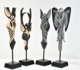 African Animals Mask on Stand