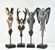 African Animals Mask on Stand