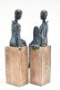 Tribal African Women Figurines Set of 2