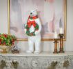 Christmas Polar Bear with Wreath