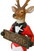 Deer Welcome Sign Statue