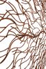 Iron Wire Root Copper Wall Décor 59 inches