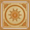 Golden Grand Square Chandelier Fan Ceiling Medallion