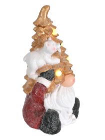 Twinkle Tree Gnome with Bear