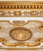 63in White and Gold Rectangular Ceiling Medallion