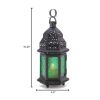 Green Glass Moroccan Lantern