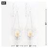 Radiant Crystal Pendant Wall Sconce Set - Elegant Lighting Duo