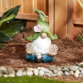 Meditating Gnome Solar Statue - Best Garden Decor for Zen Meditation