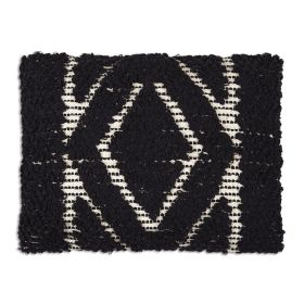 Obsidian Hand Woven Lumbar Pillow