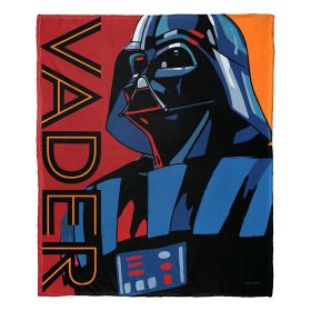 Star Wars; Pop Art Vader Aggretsuko Comics Silk Touch Throw Blanket; 50" x 60"