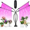 Grow Lights for Indoor Plants, iMounTEK 80W 80 LEDs Plant Lights with Red Blue Full Spectrum 10 Dimmable Level