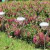 4Pcs Solar Garden Light Outdoor Diamond LED Light IP65 Waterproof Stake Decorative Lamp