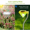 4Pcs Solar Garden Light Outdoor Diamond LED Light IP65 Waterproof Stake Decorative Lamp