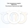 Desk Makeup LED Ring Light, Makeup Ring Light with PhoneClip, Studio Selfie LED Ring Light Fill Lamp for LiveStream/Makeup/Video, Ring Fill Light